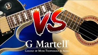 Acústica vs Eléctrica | Comparación Guitarra | Capsula G Martell