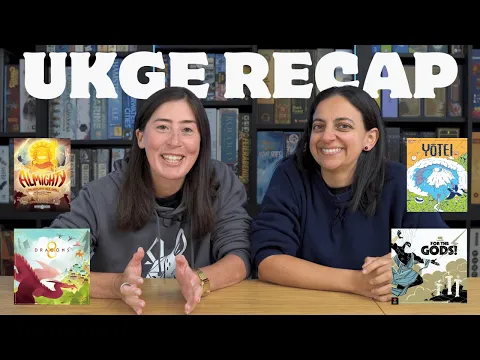 We went to UKGE! First impressions of this convention & the games we played...!
