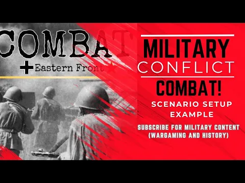 Compass Games Combat! Eastern Front Scenario Setup Example (4k, 2026) #ww2 #wargames