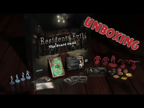 Resident Evil Board Game unboxing