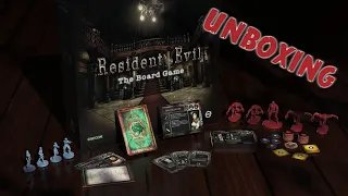 Resident Evil Board Game unboxing