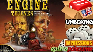 Engine Thieves The Andrews Railroad Raid 1862 - Unboxing & First Impressions (EN) | Epitrapaizoume