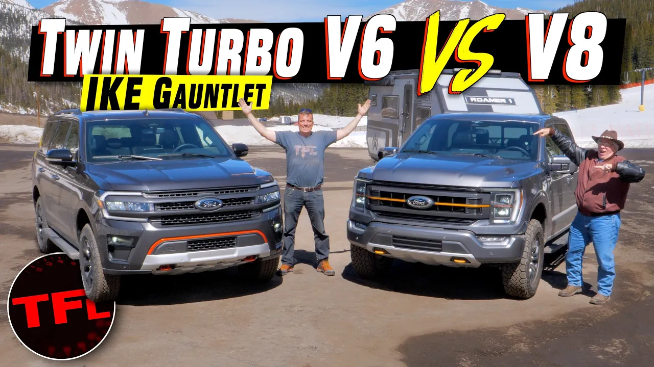 Truck vs SUV Tow-Off: 2023 Ford Expedition & F-150 Tremor Take on the World's Toughest Towing Test!