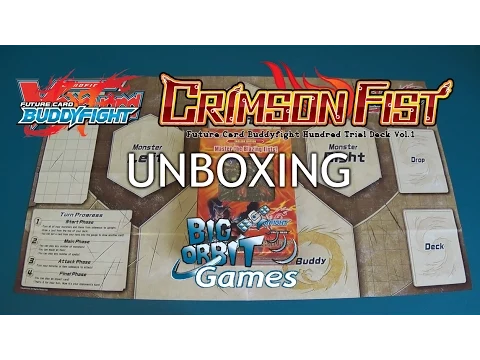 Future Card Buddyfight H-SD01 Crimson Fist Unboxing