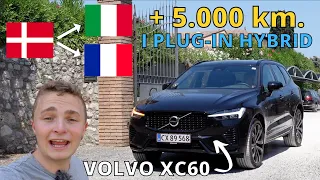 + 5.000 KM. I PLUG-IN HYBRID! Så DYRT var det ift. EL/DIESEL... Volvo XC60 T6 Recharge langturstest