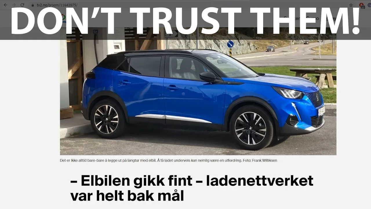 Car journalists making EVs look bad