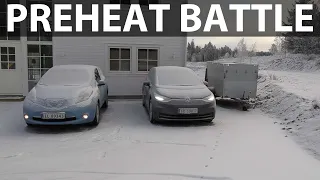 Preheating Leaf and ID3 after parked one week in -12°C