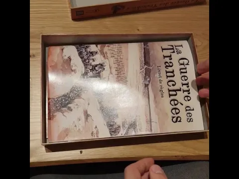 Unboxing Trench war / ouverture de la guerre des tranchées
