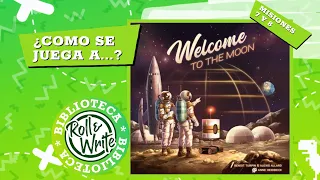 Como se Juega a Welcome to the Moon - Escenarios 7 y 8 en castellano (Juego de Mesa Flip & Write)