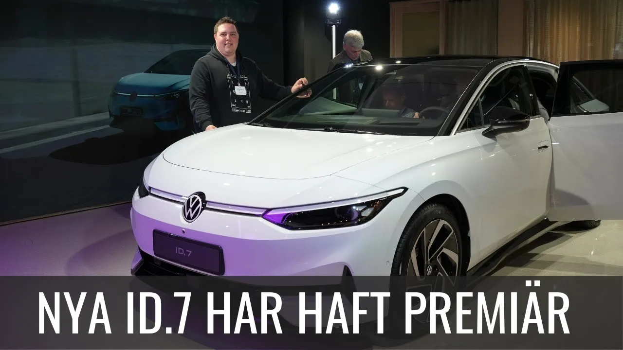 Världspremiär av nya Volkswagen ID.7 - En första titt | Elbilsmagasinet