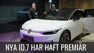 Världspremiär av nya Volkswagen ID.7 - En första titt | Elbilsmagasinet
