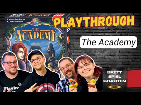 The Academy | Regeln & Playthrough vom Kartenspiel | Brettspielchaoten