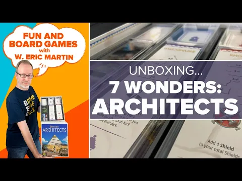 Unboxing 7 Wonders: Architects — Fun & Board Games with WEM
