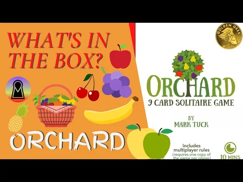 What's In The Box? Orchard Unboxing Kickstarter Side Room Games