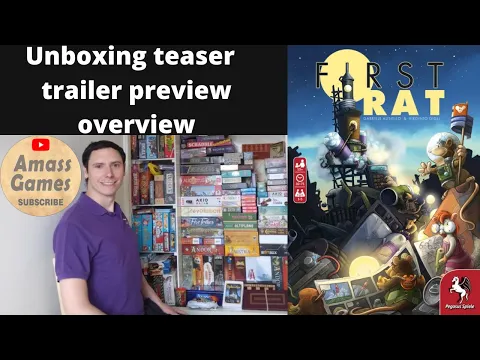 First Rat #unboxing #boardgame AmassGames #tabletop #games #game #trailer In My Box insert accessory