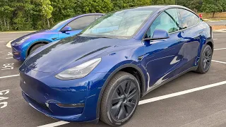 70MPH or 80MPH For Road Trips? Tesla Model Y Long Range RWD 70MPH Efficiency Range Test