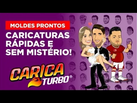 CARICATURBO - CURSO DE CARICATURAS - PASSO A PASSO