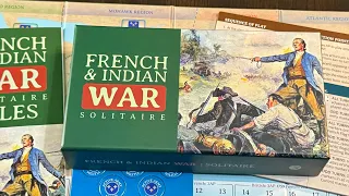 French & Indian War Solitaire (Worthington) - Unbox & Quick Look
