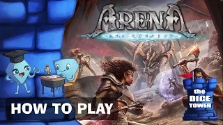 Arena the Contest Board Game - How to Play. By Stella & Tarrant