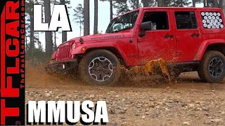 Driving to the top of Mount Driskill in Louisiana on MMUSA