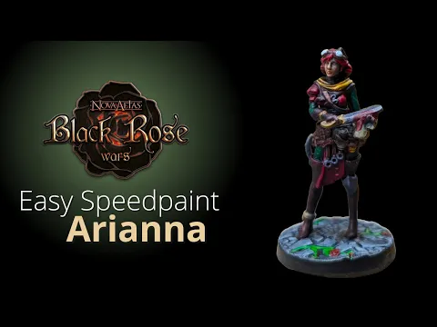 🎨Easy Speedpaint - Arianna - Black Rose Wars Rebirth⚫🌹⚔️