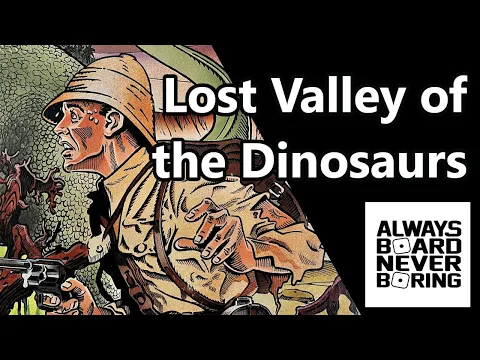 Lost Valley of the Dinosaurs | A Classic Waddingtons Family Adventure Game | Retro Game Review