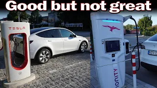 Tesla Model Y (MIC) - Charging at SC V3 and Ionity