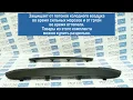 Видео Комплект зимней защиты радиатора (заглушка на зиму) ЯрПласт для Лада Гранта с бампером образца от 2011 года