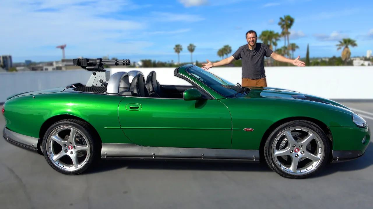 This Jaguar XKR Is a Crazy James Bond Movie Hero Car