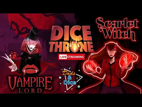 Vampire Lord vs. Scarlet Witch | Dice Throne | Live Stream Replay