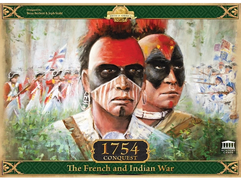 1754 Conquest: The French and Indian War board game Unboxing