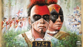 1754 Conquest: The French and Indian War board game Unboxing