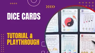 Dice Cards - Roll and Write - Tutorial and Playthrough | DaniCha