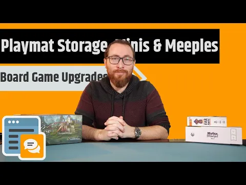 Board Game Upgrades - GIVEAWAY, Playmat Organizers, 3D Printed Inserts, Painted Miniatures & More!