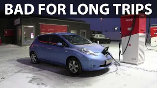 2013 Nissan Leaf 24 kWh 500 km challenge part 2