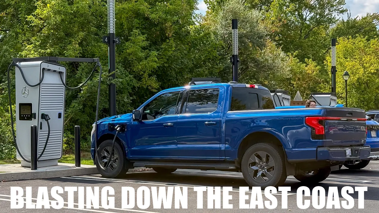 Hyperchargers & Superchargers! Fully Loaded F-150 Lightning Road Trip Down the East Coast