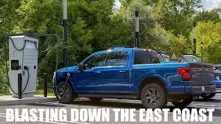 Hyperchargers & Superchargers! Fully Loaded F-150 Lightning Road Trip Down the East Coast