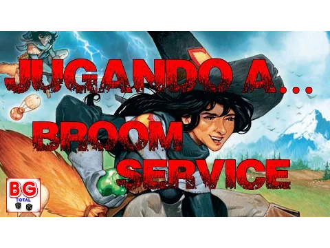 Jugando a BROOM SERVICE - juego de mesa - partida completa - gameplay