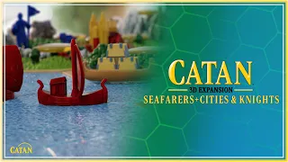 Catan 3D Seafarers + Cities & Knights Expansion Reveal (Catan Studios)