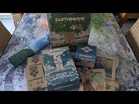 Earthborne Rangers 2. Auflage + Erweiterungen Unboxing (deutsch/german)