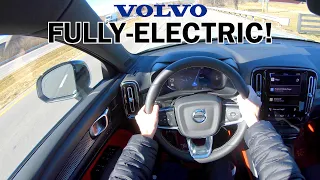 TORQUE MONSTER -- 2021 Volvo XC40 Recharge // POV Test Drive (3D Binaural Audio)