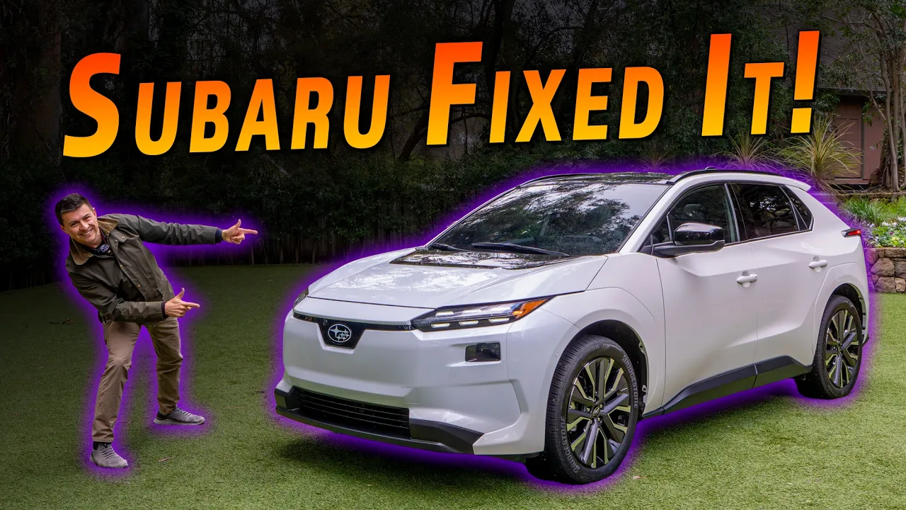 2026 Subaru Solterra Revealed!  |  Subaru's Almost-New EV Is A Solid Second Attempt