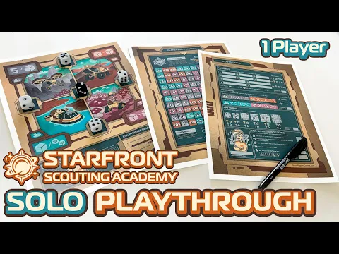Starfront Scouting Academy Solo Playthrough