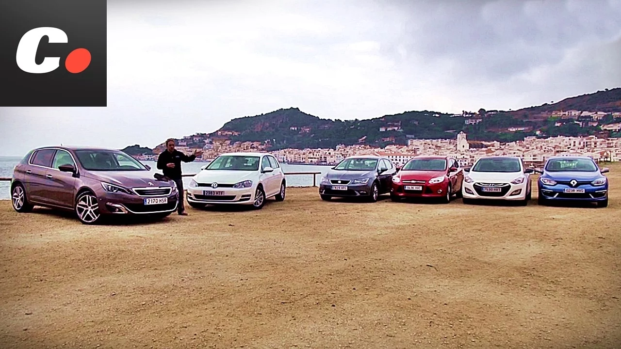 Comparativa Compactos: Peugeot 308, Ford Focus, Hyundai i30, Mégane, Golf, León - Prueba coches.net