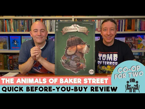 Quick Review of the Animals of Baker Street: A children's detective board game