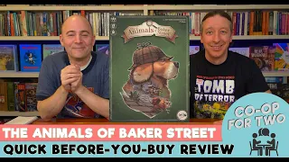 Quick Review of the Animals of Baker Street: A children's detective board game