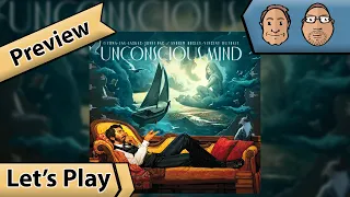Unconscious Mind – Brettspiel – Preview – Let´s Play – mit Peat & Alex