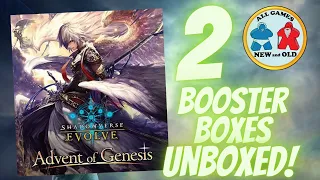 Shadowverse Evolve Advent of Genesis (2 Booster Boxes Unboxed!)