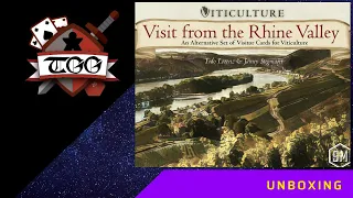 Viticulture Visit from the Rhine Valley Board Game Unboxing