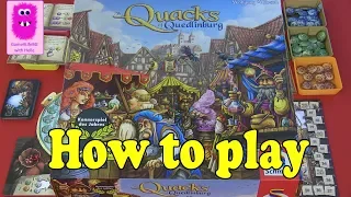 The Quacks of Quedlinburg, How to play (In English, board game, press your luck, family game)